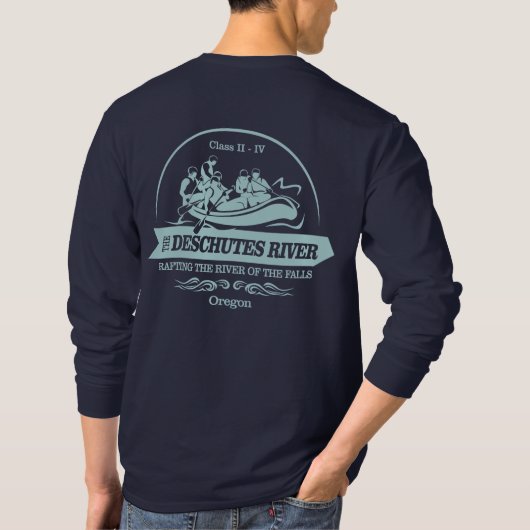T-shirt Rivière Deschutes (rafting2) (Dos)