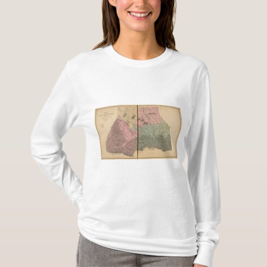 T-shirt Rivière du sud, le comté d'Augusta (Devant)