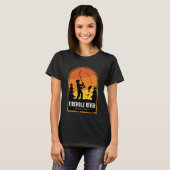 T-shirt Rivière Firehole Wyoming Pêche (Devant entier)