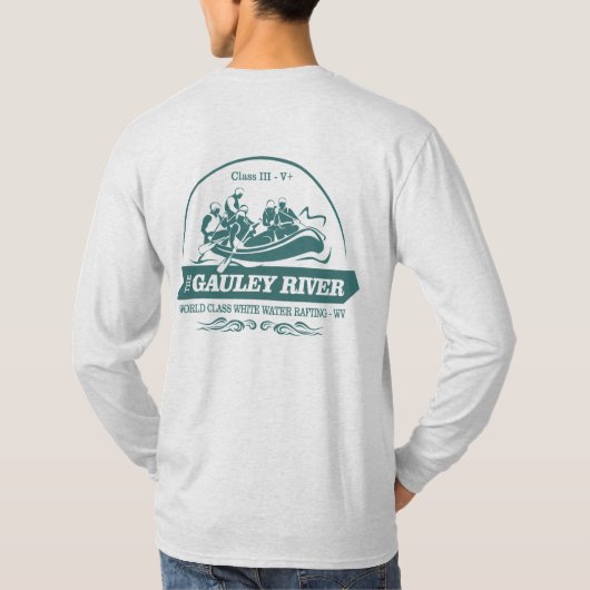 T-shirt Rivière Gauley (rafting2) (Dos)