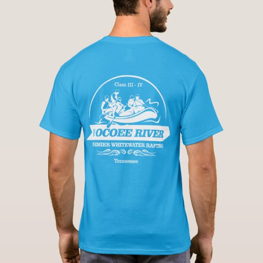 T-shirt Rivière Ocoee (rafting2) (Dos)