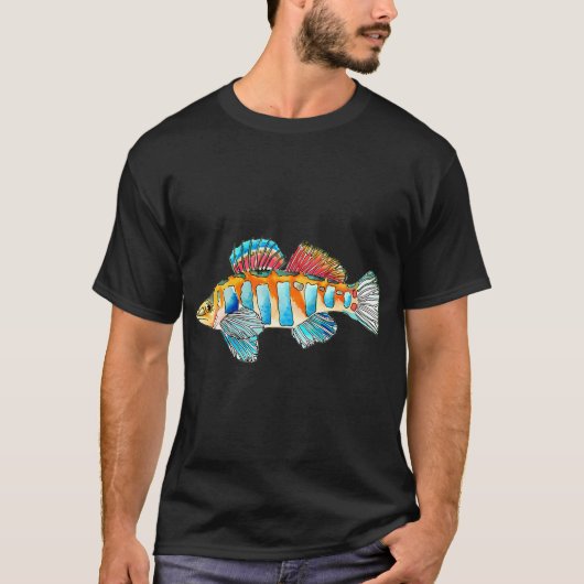 T-shirt Rivière orangée (Devant)