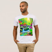 T-shirt Rivière Rainforest : Scène Vive (Devant entier)