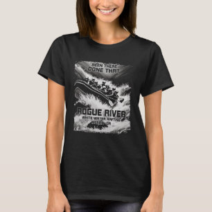 T-shirt Rivière Rogue Rafales d'eau blanche Oregon Raft