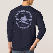 T-shirt Rivière saumon (kayak) (Dos)