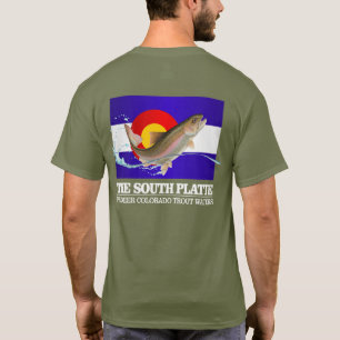 T-shirt Rivière South Platte (Eaux de truite Premier)