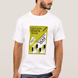 T-shirt Rivière Thames Regatta - Vintage Retro Style Rowin