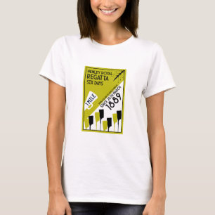 T-shirt Rivière Thames Regatta - Vintage Retro Style Rowin