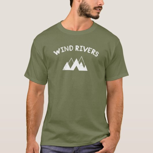 T-shirt Rivières de vent (Devant)