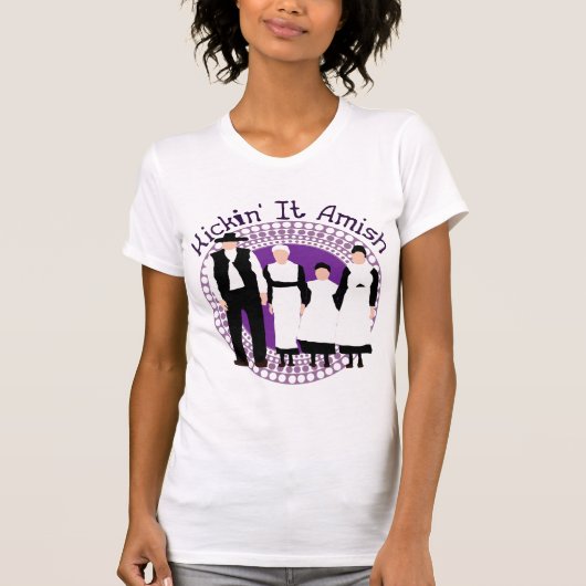 T-shirt Riyah-Li conçoit Kickin il amish (Devant)