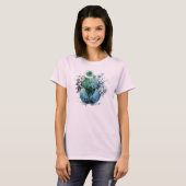 T-shirt Riyah-Li dessine la Terre (Devant entier)
