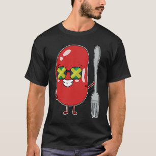 T-shirt Riz et pois jamaïcains Couleurs du drapeau jamaïca