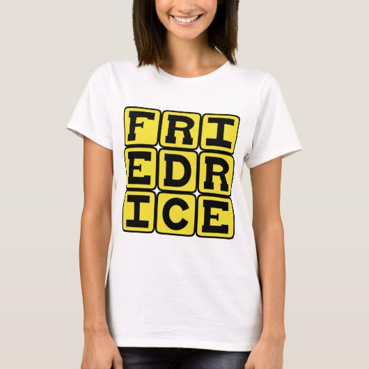 T-shirt Riz Frit, Plat Chinois (Devant)