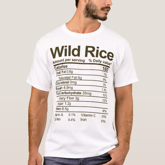 T-shirt Riz sauvage (Devant)