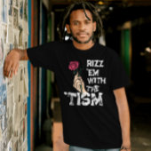 T-shirt Rizz em rétro drôle avec la fleur de Grunge