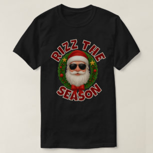 T-shirt Rizz La Saison Tendance Noël Santa