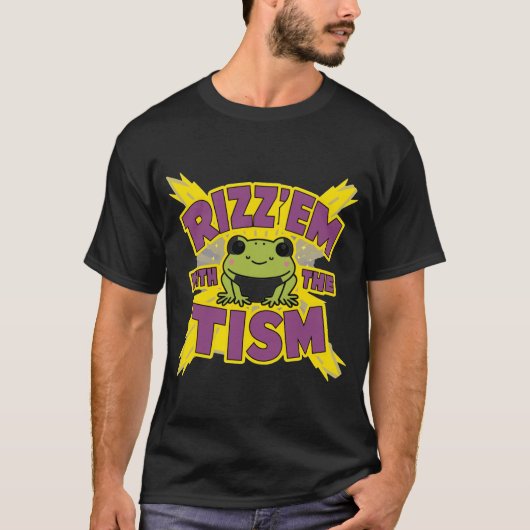 T-shirt Rizz'em avec le tam pour autisme (Devant)