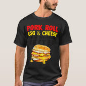 T-shirt Rk Roll Egg And Cheese New Jersey Pride Nj Foodie (Devant)