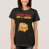 T-shirt Rk Roll Egg And Cheese New Jersey Pride Nj Foodie (Devant)