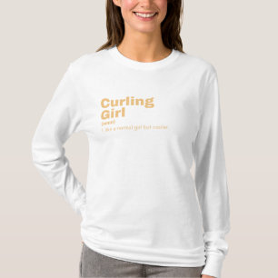 T-shirt Rling Girl - Curling