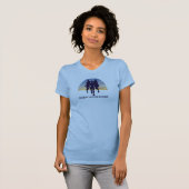 T-shirt RMR bébé bleu tee ajusté (Devant entier)