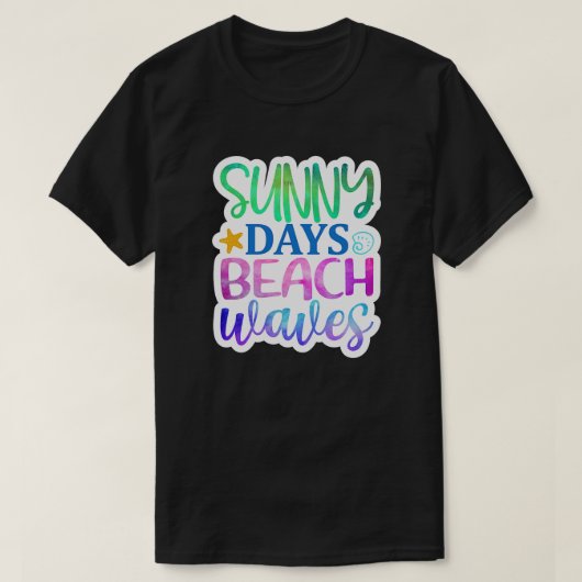 T-shirt Rms006113 Plage des jours ensoleillés01 (Design devant)