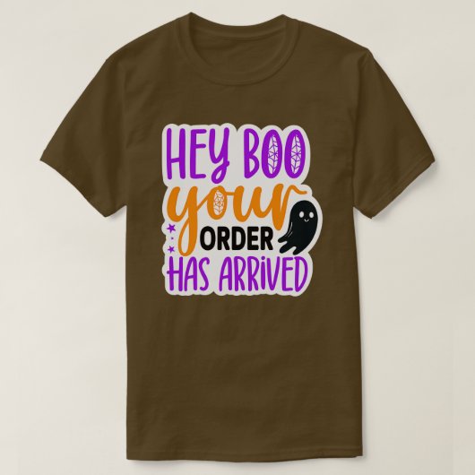T-shirt Rms00703 Hey boo votre commande est arrivée01 (Design devant)
