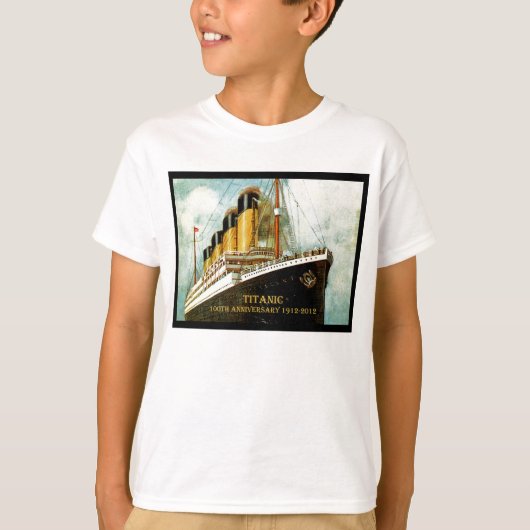 T-shirt RMS Titanic 100e anniversaire T enfant (Devant)
