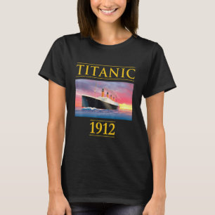 T-shirt Rms Titanic Voilier Navire Vintage Cruisship 1912