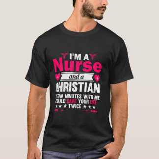 T-shirt RN LVN CNA Infirmière Grad Cool chrétien Infirmièr