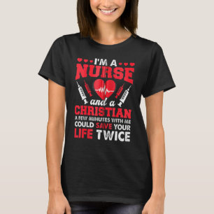 T-shirt Rn Lvn Cna Infirmière Grad Cool chrétien Infirmièr