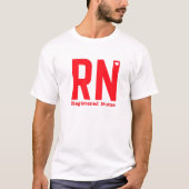 T-shirt RN Register ed Living That Nurse Life All Night Sc (Devant)