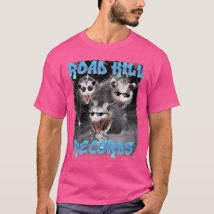 T-shirt Road Kill Records Opossum Funny 90S Bootleg Rap
