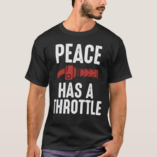 T-shirt Road Therapy Peace a une accélération (Devant)