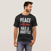 T-shirt Road Therapy Peace a une accélération (Devant entier)