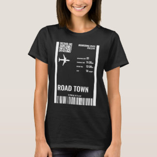T-shirt Road Town British Virgin Islands Embarquement Pass