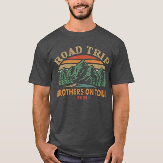 T-shirt Road Trip Brothers Sur Tour 2025 (Devant)