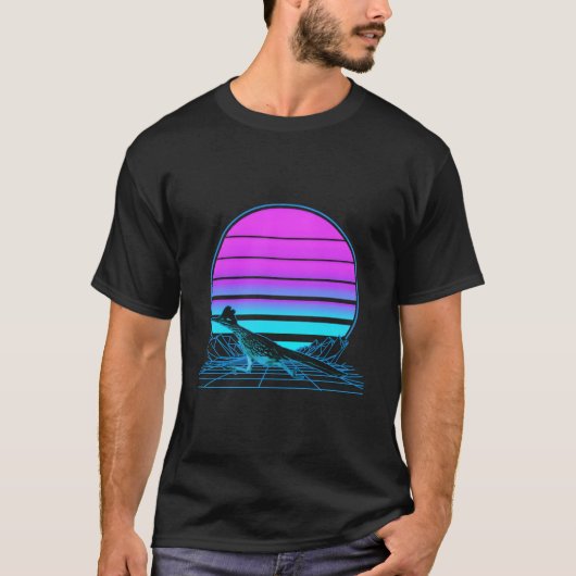 T-shirt Roadrunner Pastel Goth Vaporwave (Devant)