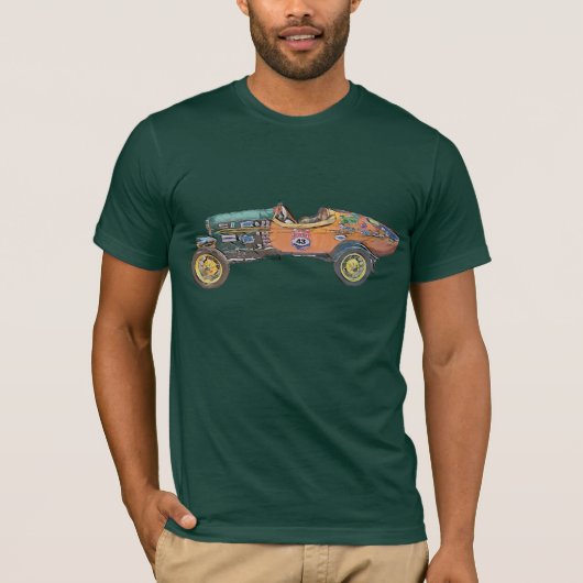 T-shirt Roadster en bois (Devant)