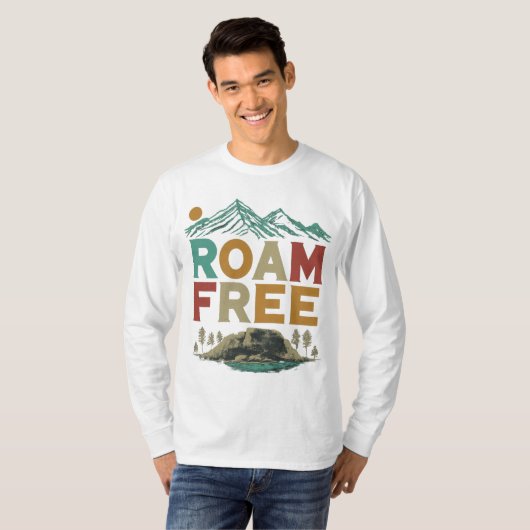 T-shirt Roam Free (Devant entier)