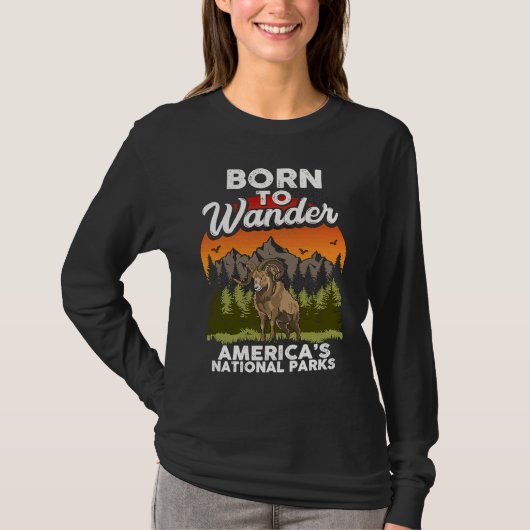 T-shirt Roaming America Exploring All The National Parks R (Devant)
