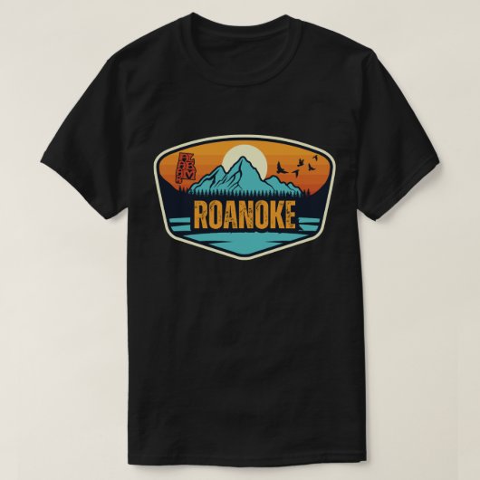 T-shirt Roanoke, Alabama (Design devant)