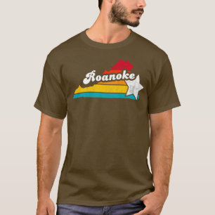 T-shirt Roanoke Virginia Vintage Souvenir détendu 2