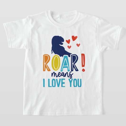 T-Shirt ROAR avec amour - Dino Kids' Tee (Poser)