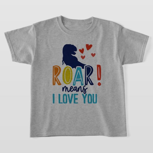 T-Shirt ROAR avec amour - Dino Kids' Tee (Poser)