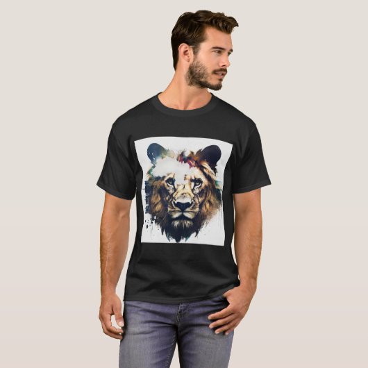 T-shirt Roar dans le style : Majestic Tiger Impression T-s (Devant entier)