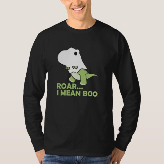 T-shirt Roar I signifie Boo Cute Kawaii Halloween T-Rex Gh (Devant)