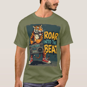 T-shirt Roar in Beats - Wild Music Inspiré