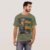 T-shirt Roar in Beats - Wild Music Inspiré (Devant entier)