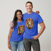 T-shirt "Roar in Style : Unique logo géométrique Lion T-sh (Unisexe)
